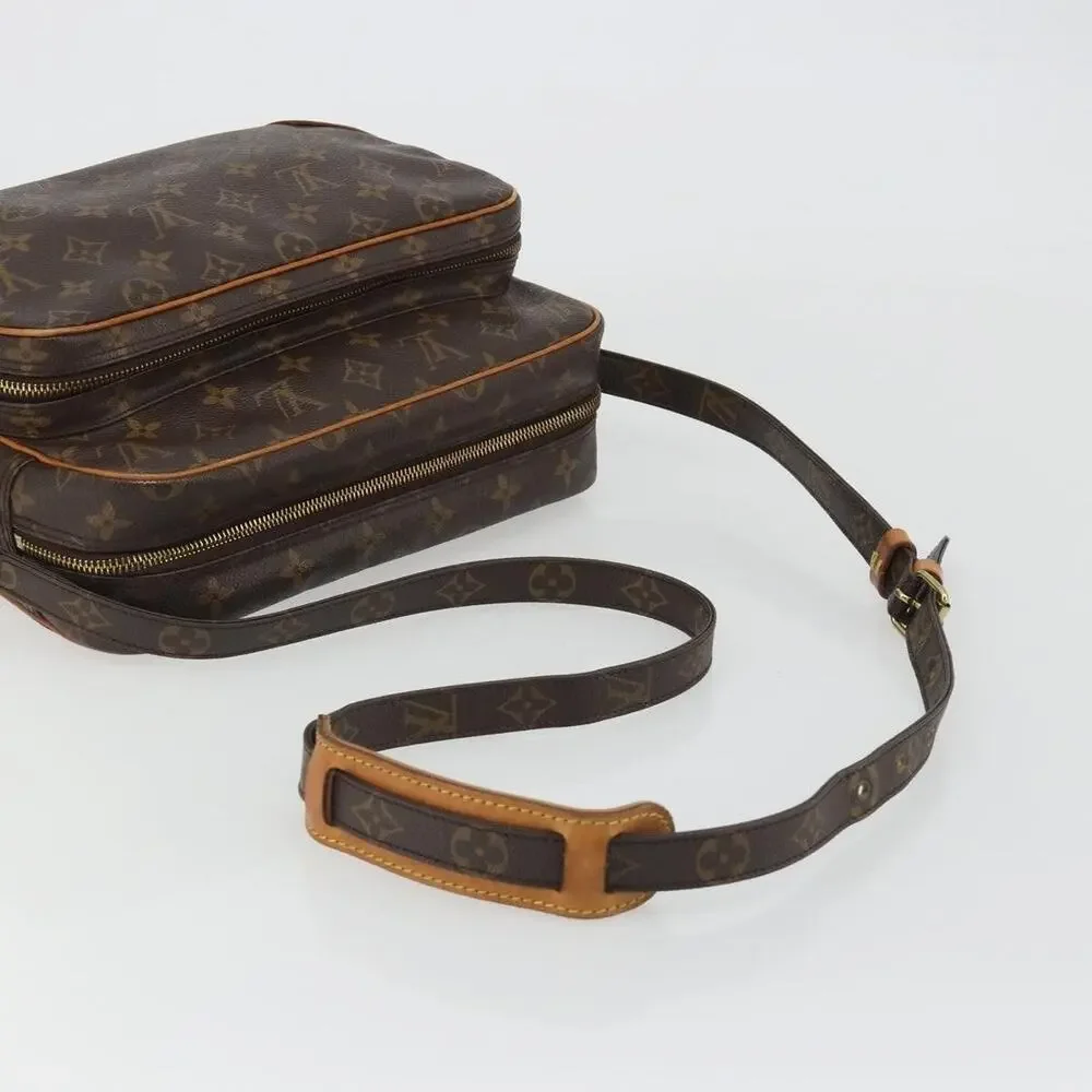 Louis Vuitton Monogram Nile Shoulder Bag Brown